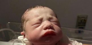 E’NATA LUNA MARI’ LA FIGLIA DI BELEN E SPINALBANESE