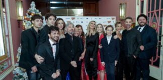 TUTTI INNAMORATI ALLA PRIMA DEL FILM THE CHRISTMAS SHOW DI PIER PAOLO PIASTRA