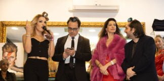 BIGODINO PARTY DI SERGIO TILETTI E DANIELE PACCHIAROTTI CORONA LA TESTA DELLA ROMA D’ELITE